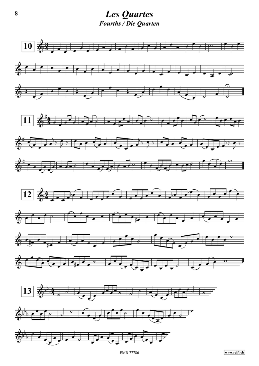 Surmonter les Difficultés Trumpet scores gallery preview page 8