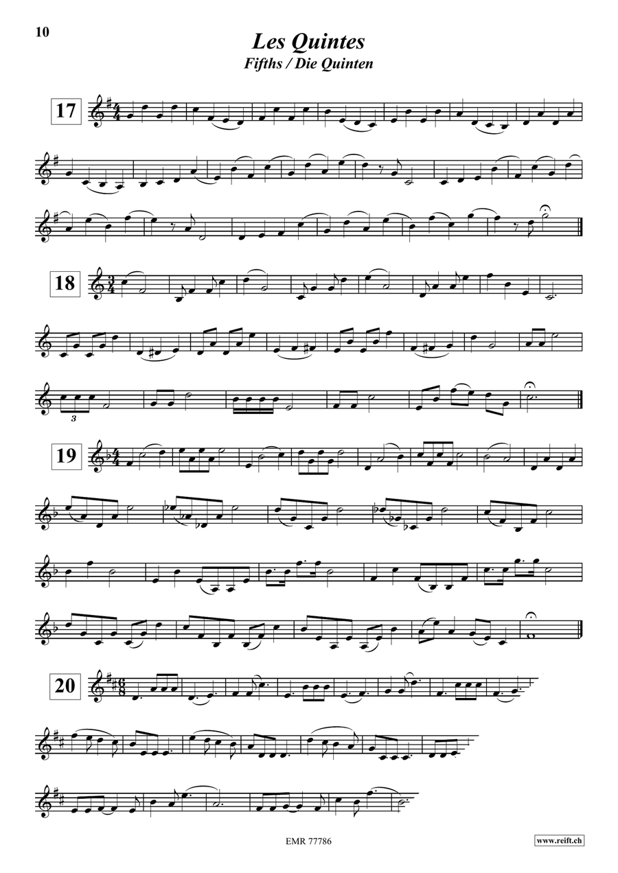 Surmonter les Difficultés Trumpet scores gallery preview page 9