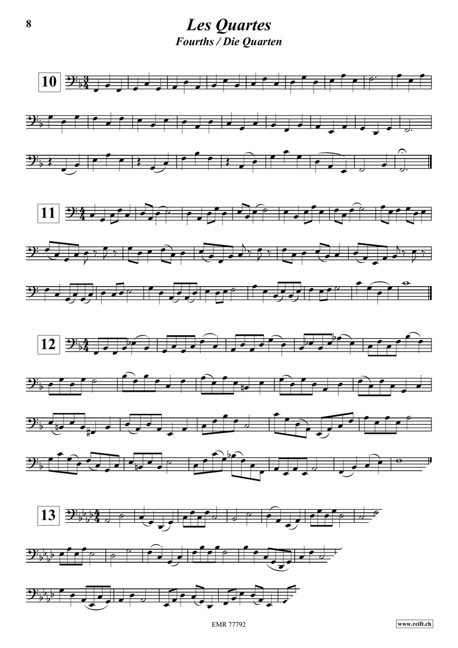 Surmonter les Difficultés Trombone scores gallery preview page 8