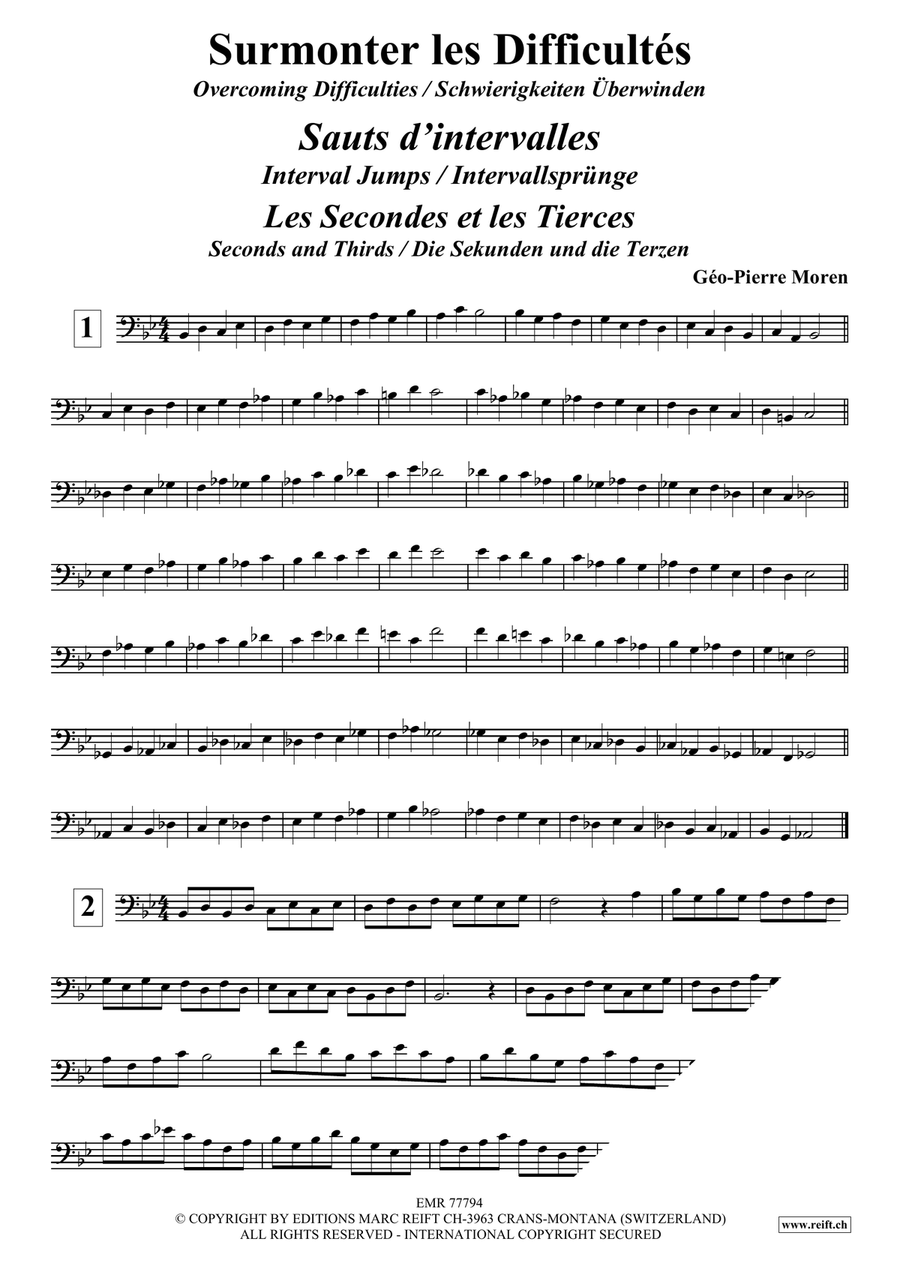Surmonter les Difficultés Euphonium scores gallery preview page 7