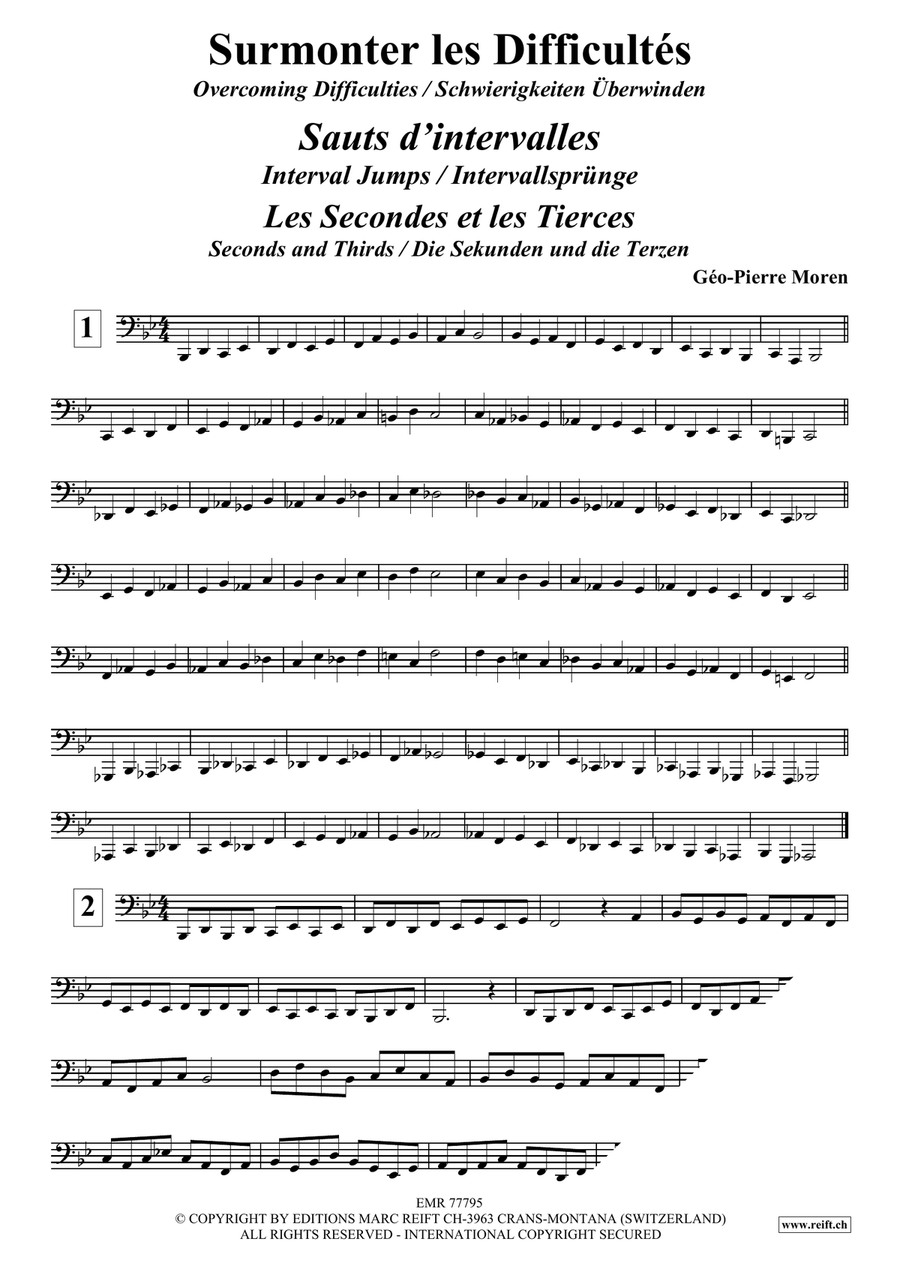 Surmonter les Difficultés Tuba scores gallery preview page 7
