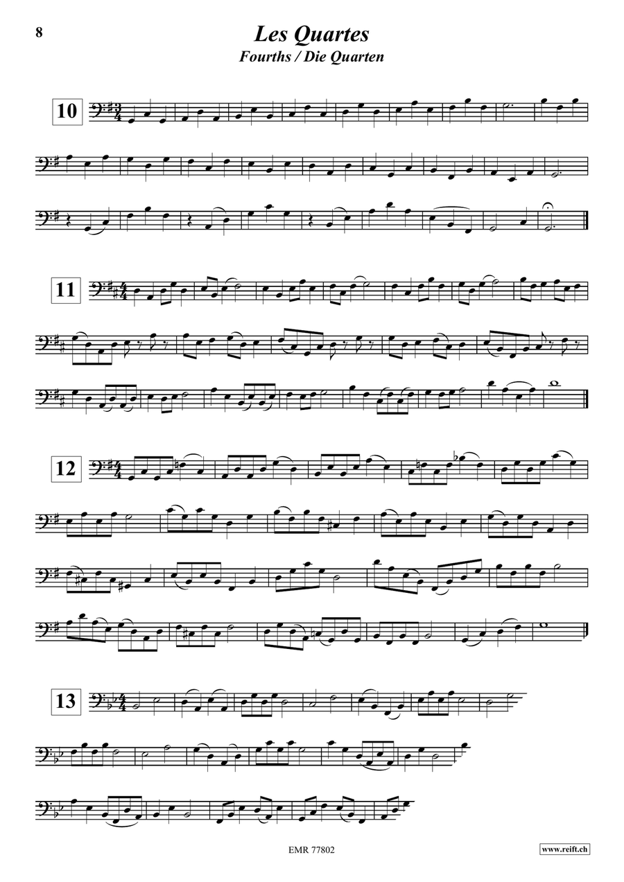 Surmonter les Difficultés Double Bass scores gallery preview page 8