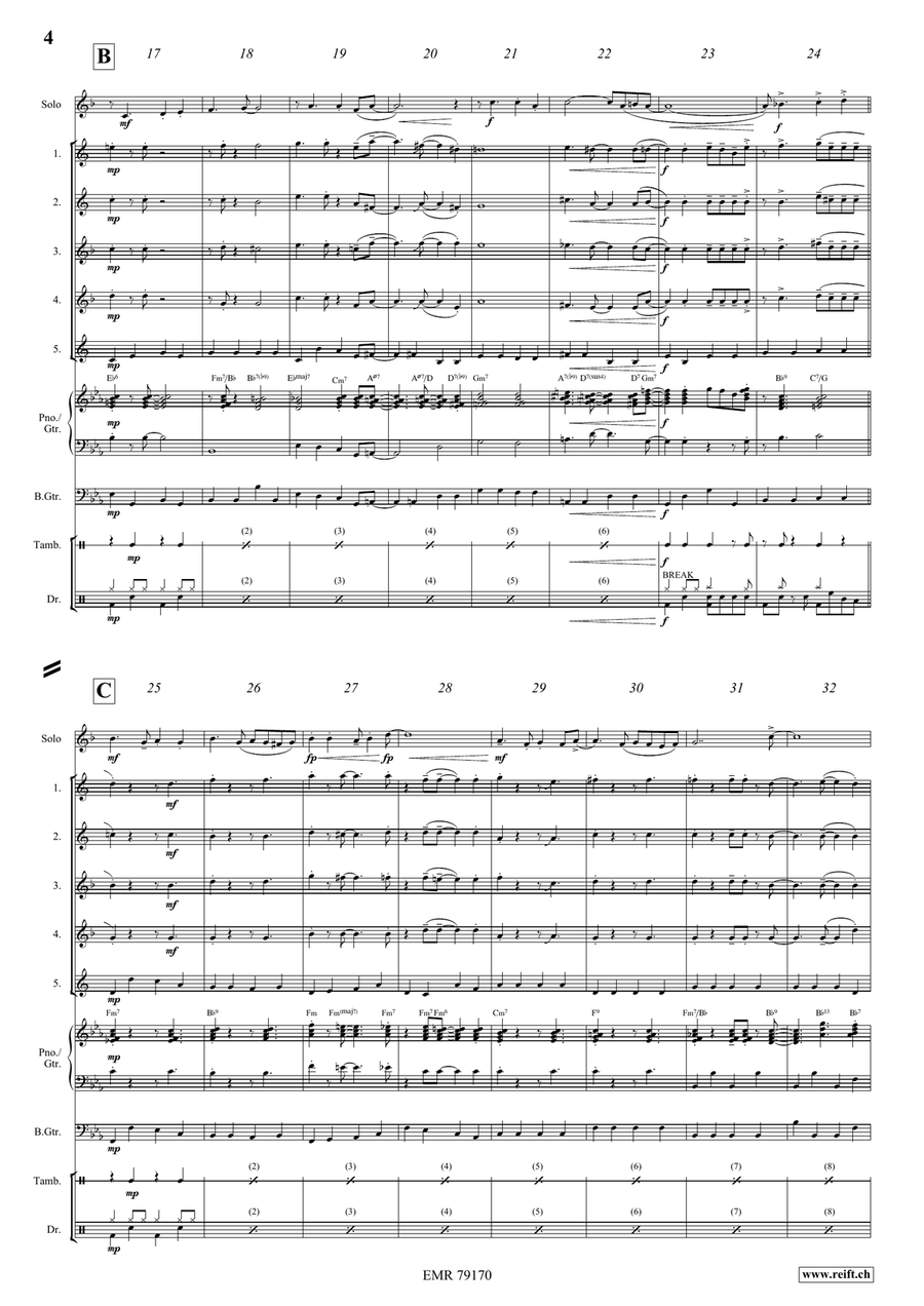 Somebody Loves Me Somebody Loves Me Saxophone scores gallery preview page 5