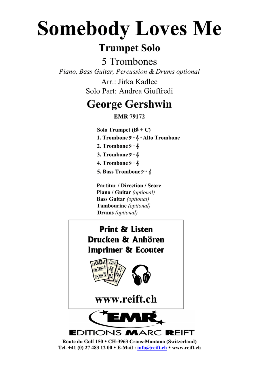 Somebody Loves Me Somebody Loves Me Trombone scores gallery preview page 2