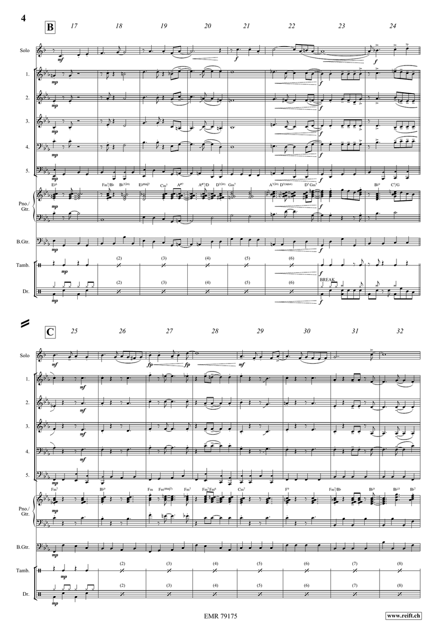 Somebody Loves Me Somebody Loves Me Woodwind Quintet scores gallery preview page 5