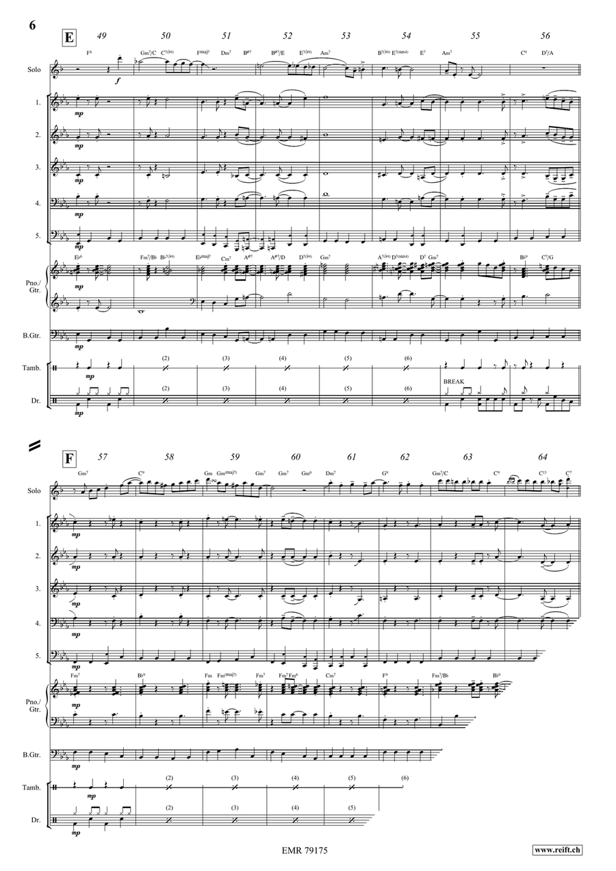Somebody Loves Me Somebody Loves Me Woodwind Quintet scores gallery preview page 7