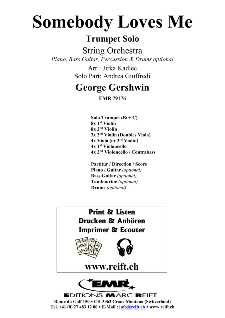Somebody Loves Me Somebody Loves Me String Orchestra scores gallery preview page 2