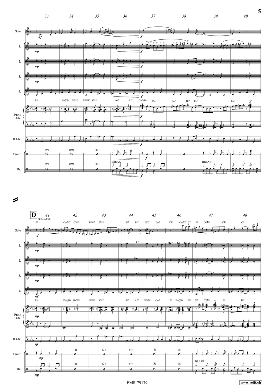 Somebody Loves Me Somebody Loves Me Saxophone scores gallery preview page 6