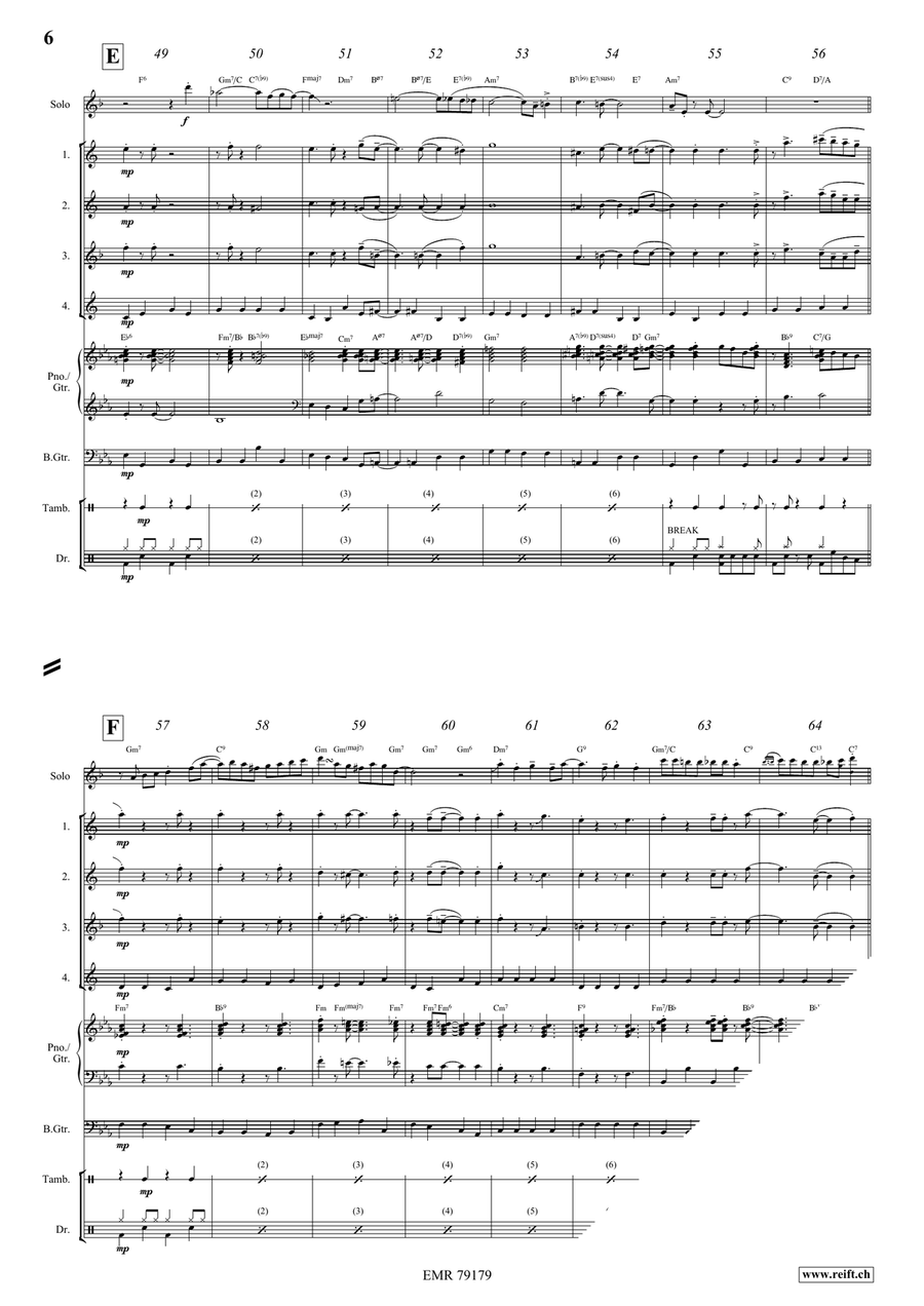 Somebody Loves Me Somebody Loves Me Saxophone scores gallery preview page 7
