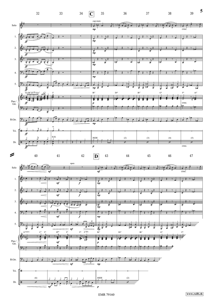 Slap That Bass Slap That Bass Woodwind Quintet scores gallery preview page 6