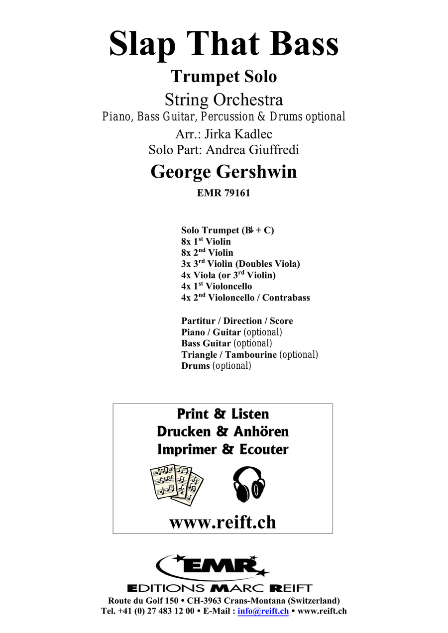 Slap That Bass Slap That Bass String Orchestra scores gallery preview page 2