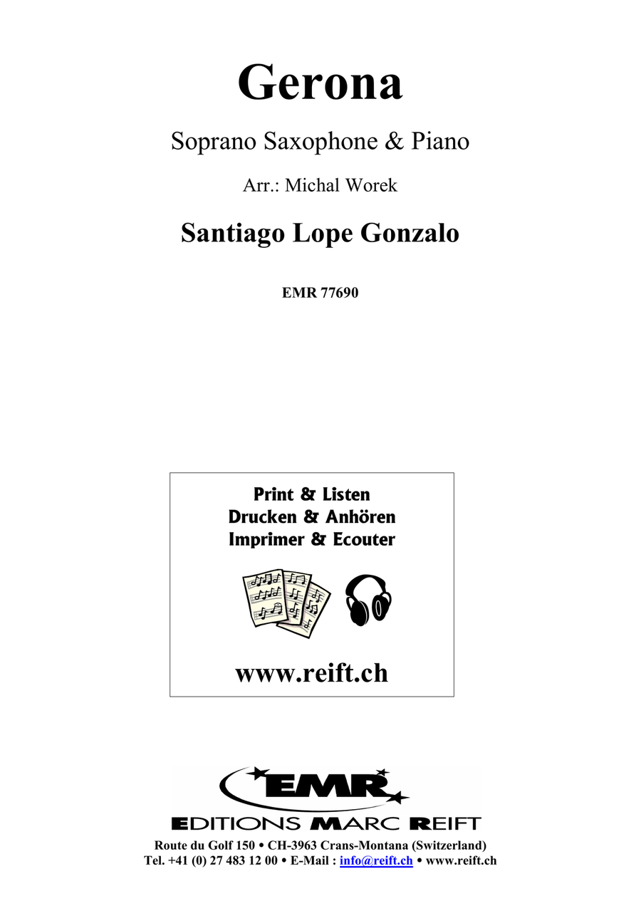 Gerona Gerona Soprano Saxophone scores gallery preview page 2