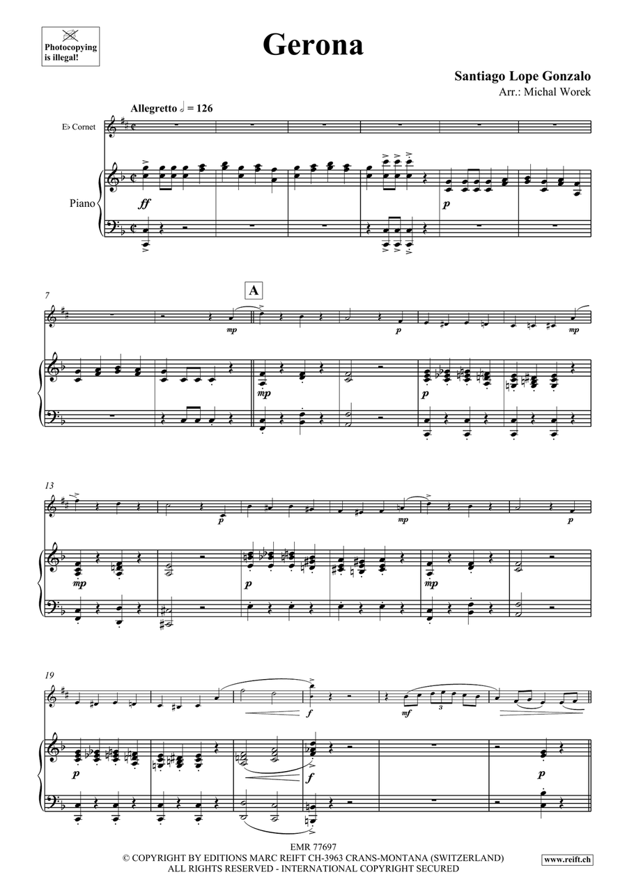 Gerona Gerona Cornet scores gallery preview page 4