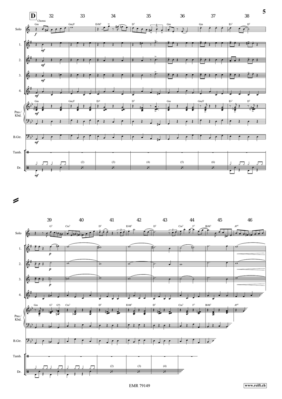 Ocean Drive Saxophone scores gallery preview page 6