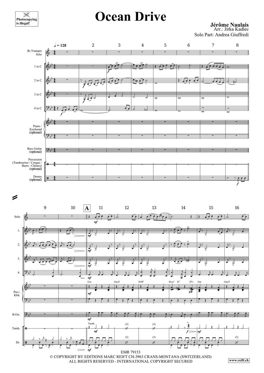Ocean Drive Ocean Drive Brass Quartet scores gallery preview page 4