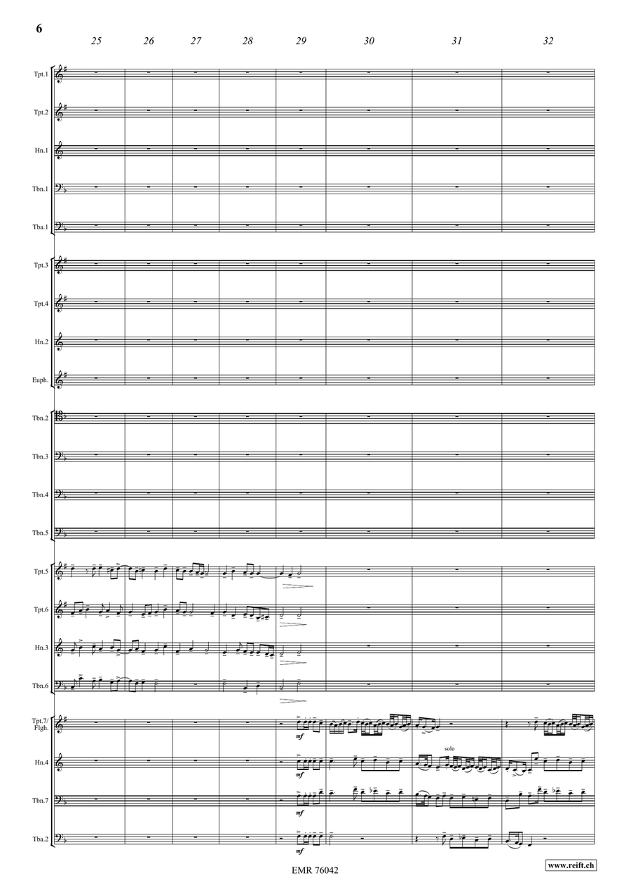 Sonata Sonata Euphonium scores gallery preview page 6