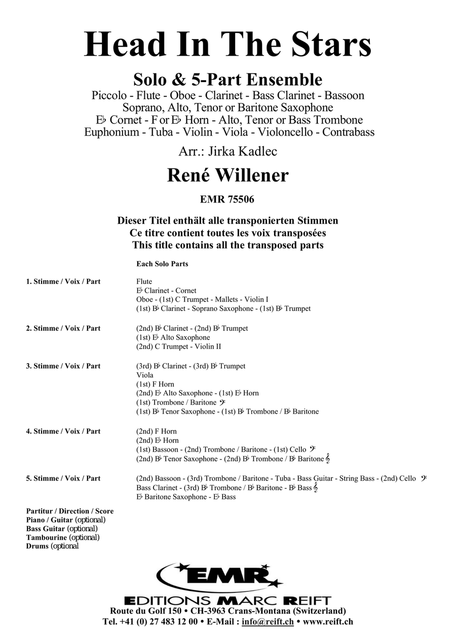 Head In The Stars Head In The Stars Bassoon scores gallery preview page 2