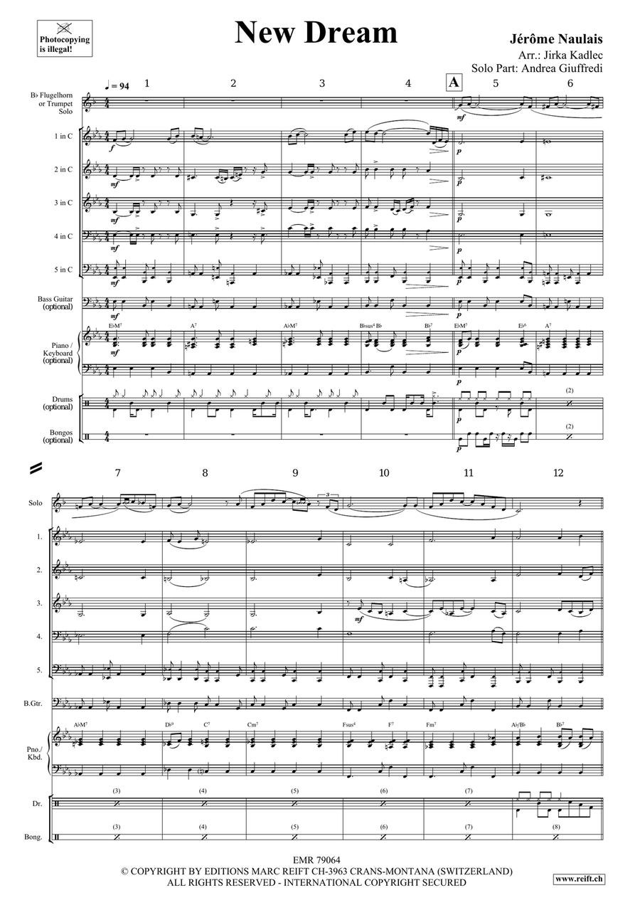 New Dream New Dream Flugelhorn scores gallery preview page 4