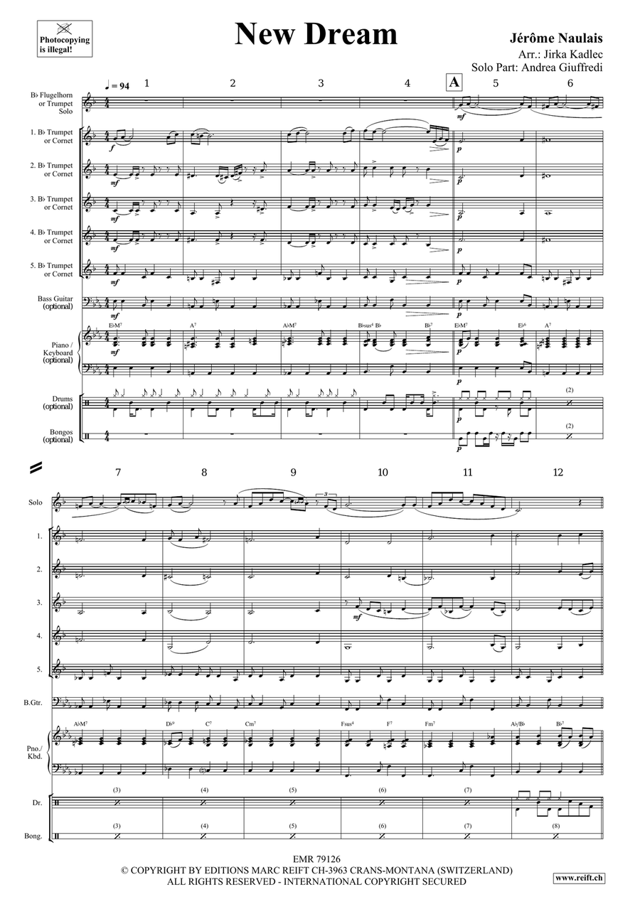New Dream New Dream Cornet scores gallery preview page 4