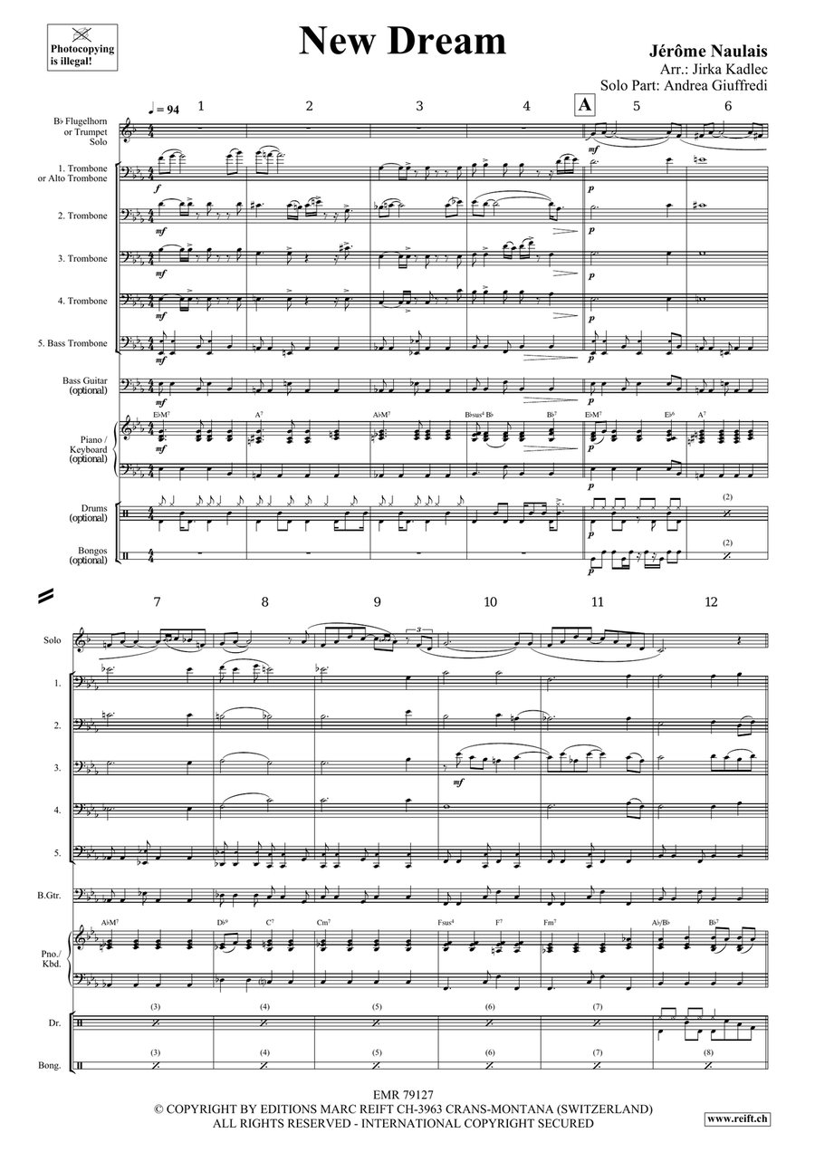 New Dream New Dream Flugelhorn scores gallery preview page 4