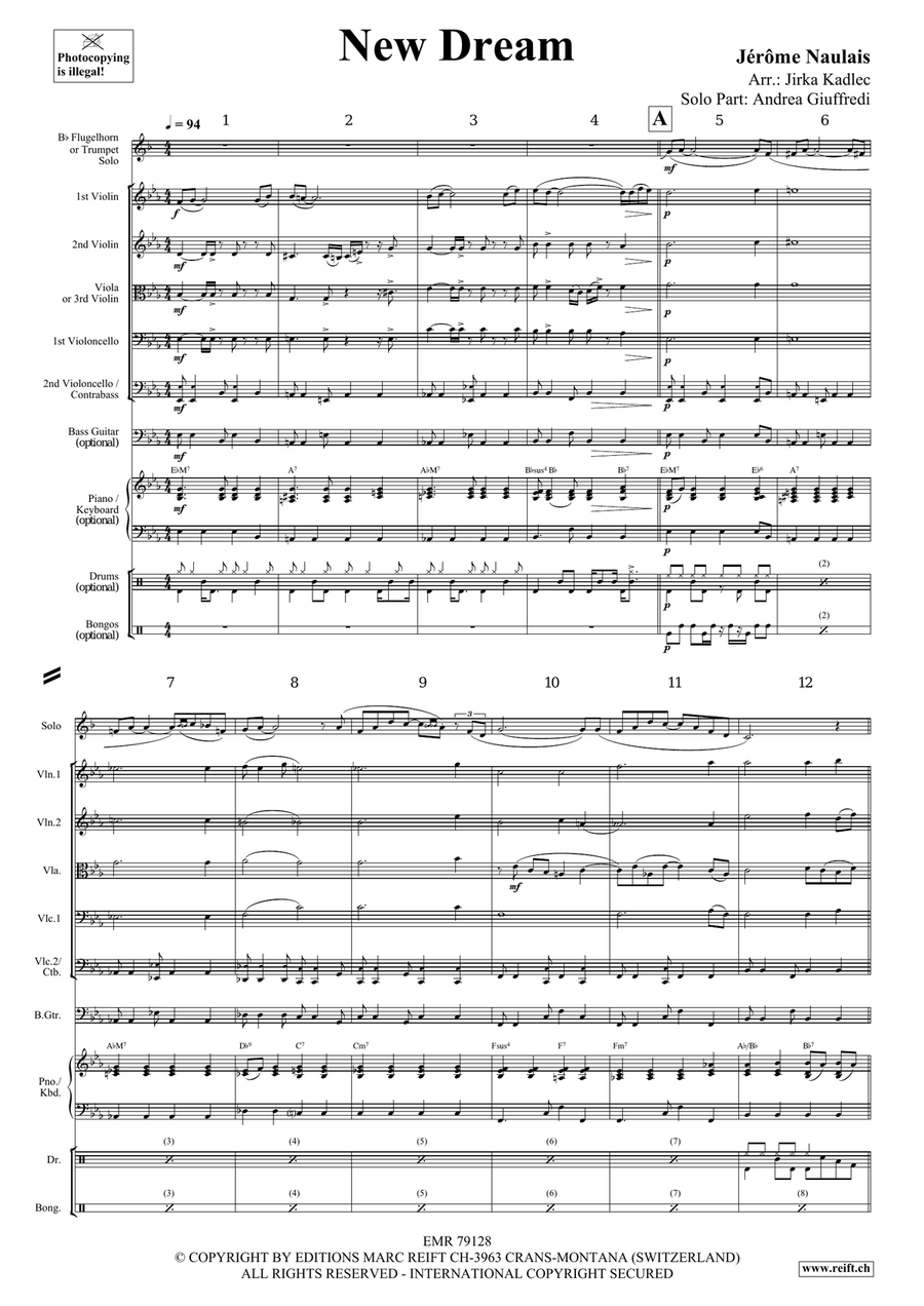 New Dream New Dream Flugelhorn scores gallery preview page 4