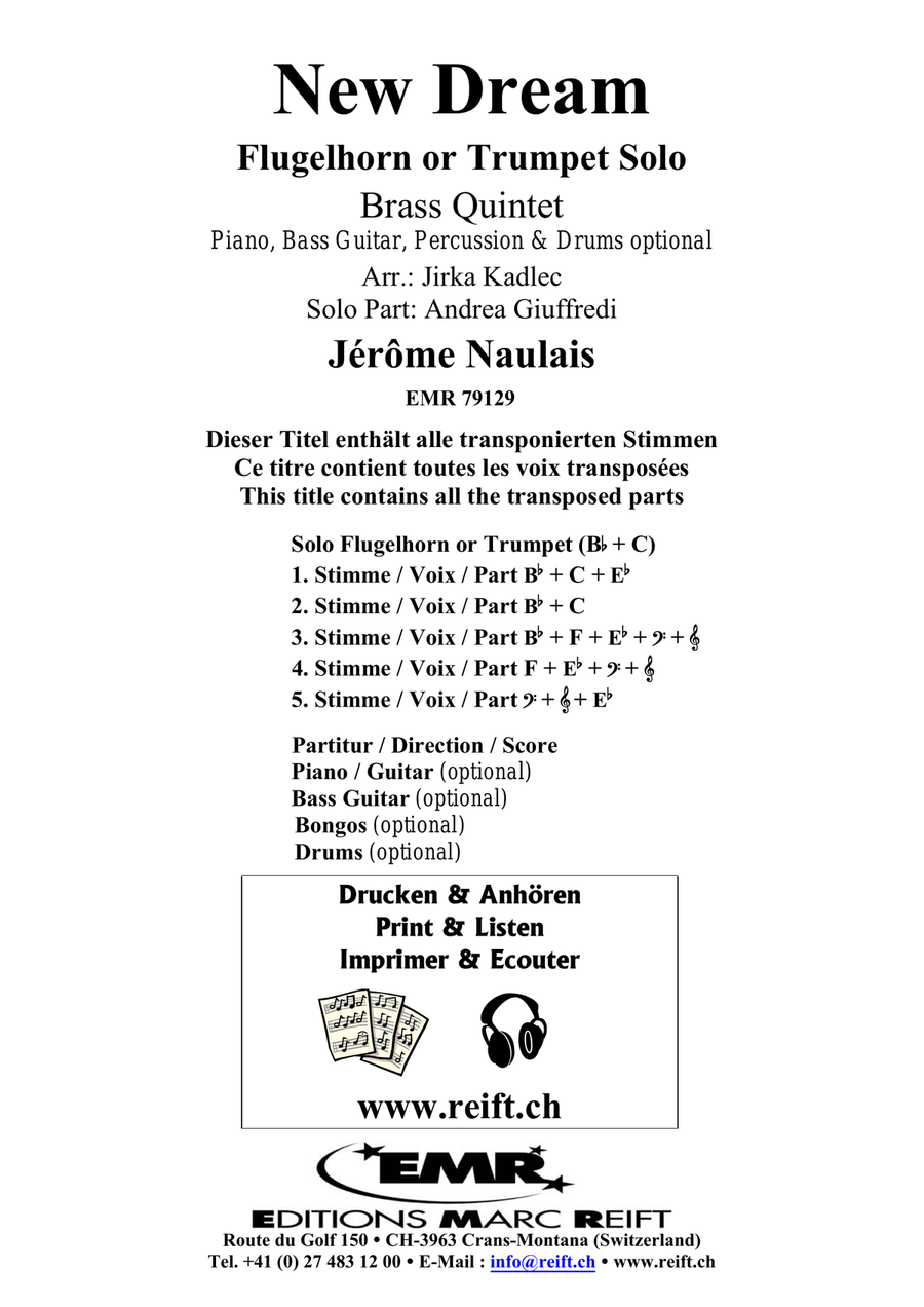 New Dream New Dream Brass Quintet scores gallery preview page 2