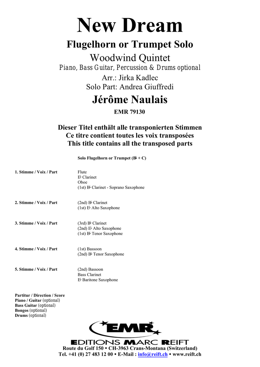 New Dream New Dream Woodwind Quintet scores gallery preview page 2