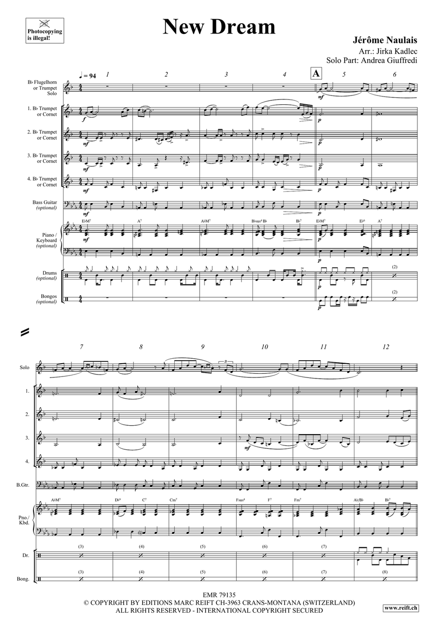 New Dream New Dream Cornet scores gallery preview page 4