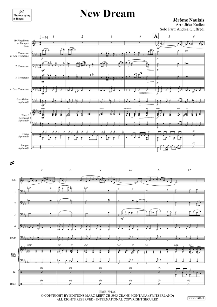 New Dream New Dream Flugelhorn scores gallery preview page 4