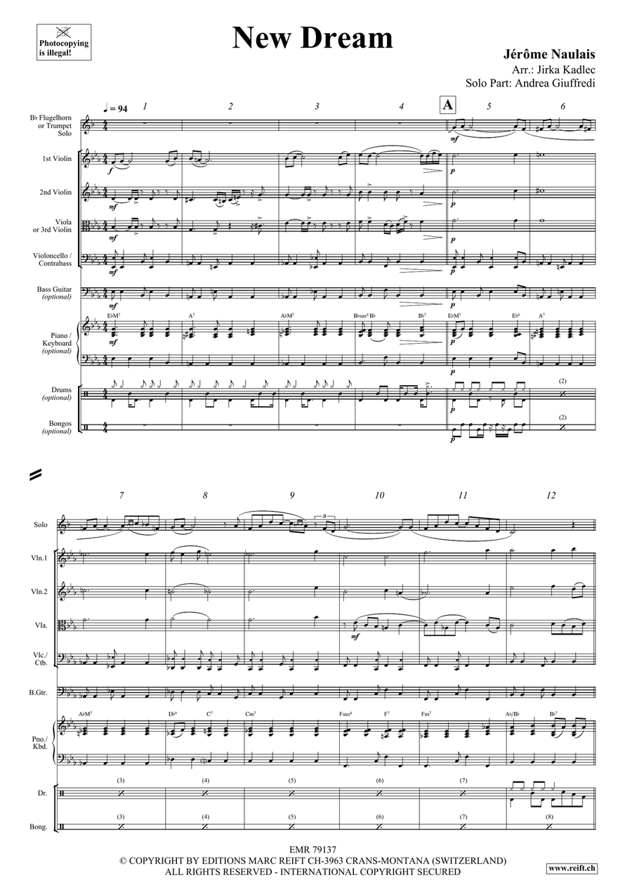 New Dream New Dream Flugelhorn scores gallery preview page 4