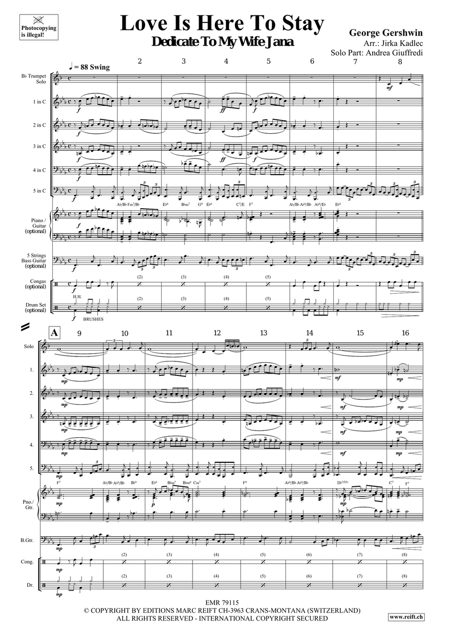 Love Is Here To Stay Love Is Here To Stay Woodwind Quintet scores gallery preview page 4