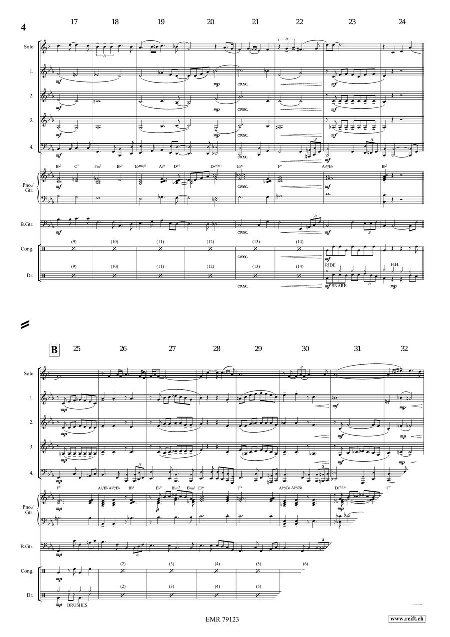 Love Is Here To Stay Love Is Here To Stay Brass Quartet scores gallery preview page 5