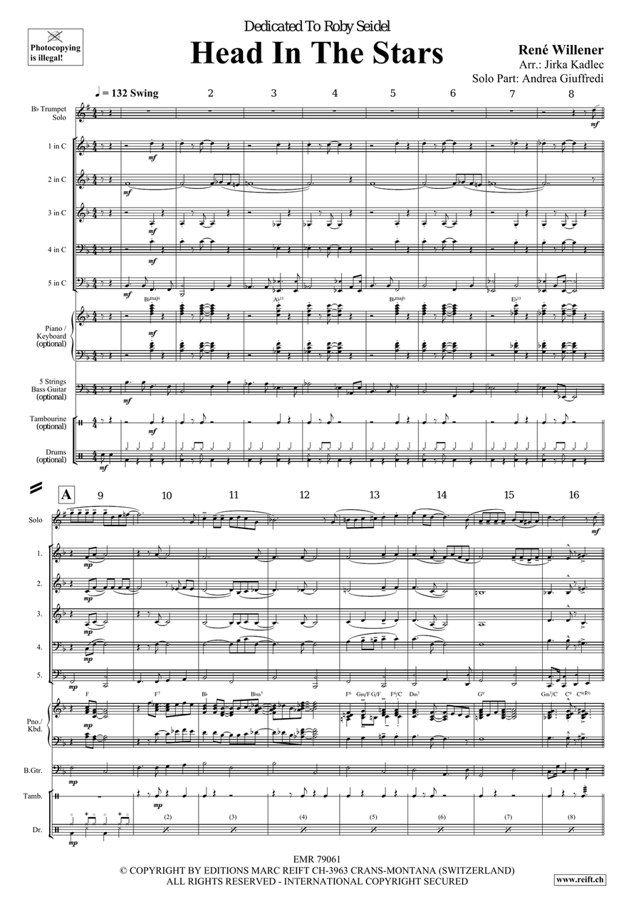 Head In The Stars Head In The Stars Trumpet scores gallery preview page 4
