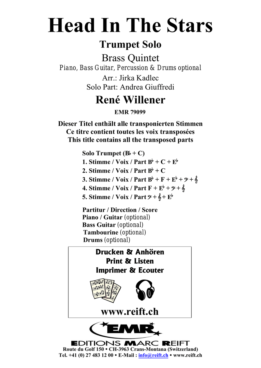 Head In The Stars Head In The Stars Brass Quintet scores gallery preview page 2