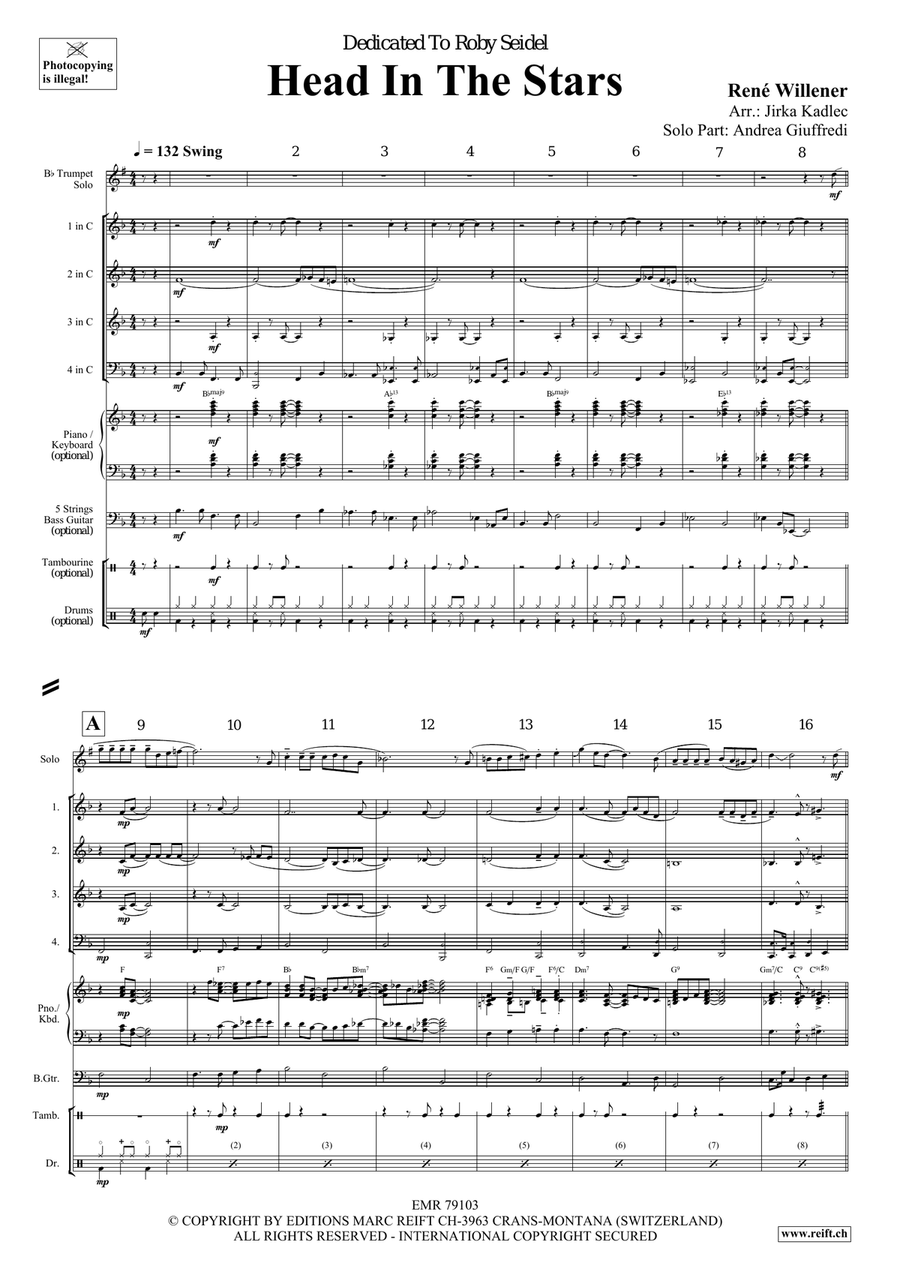 Head In The Stars Head In The Stars Trumpet scores gallery preview page 4
