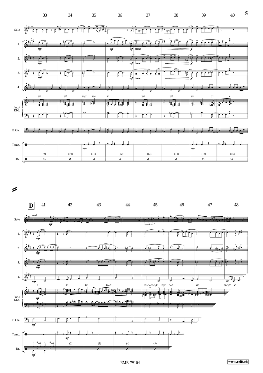 Head In The Stars Head In The Stars Saxophone scores gallery preview page 6