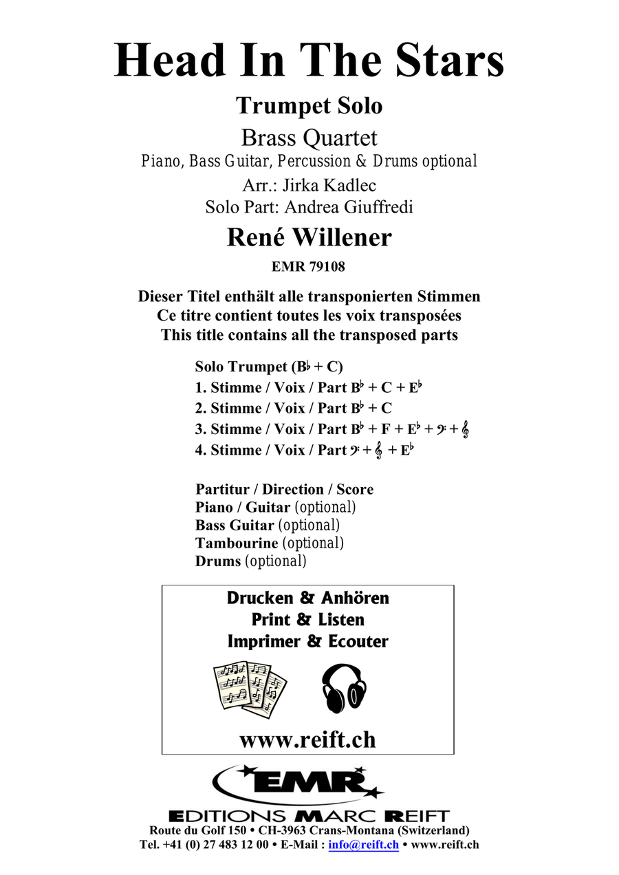 Head In The Stars Head In The Stars Brass Quartet scores gallery preview page 2