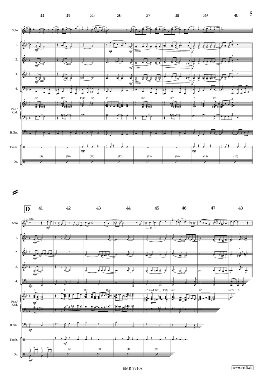 Head In The Stars Head In The Stars Brass Quartet scores gallery preview page 6