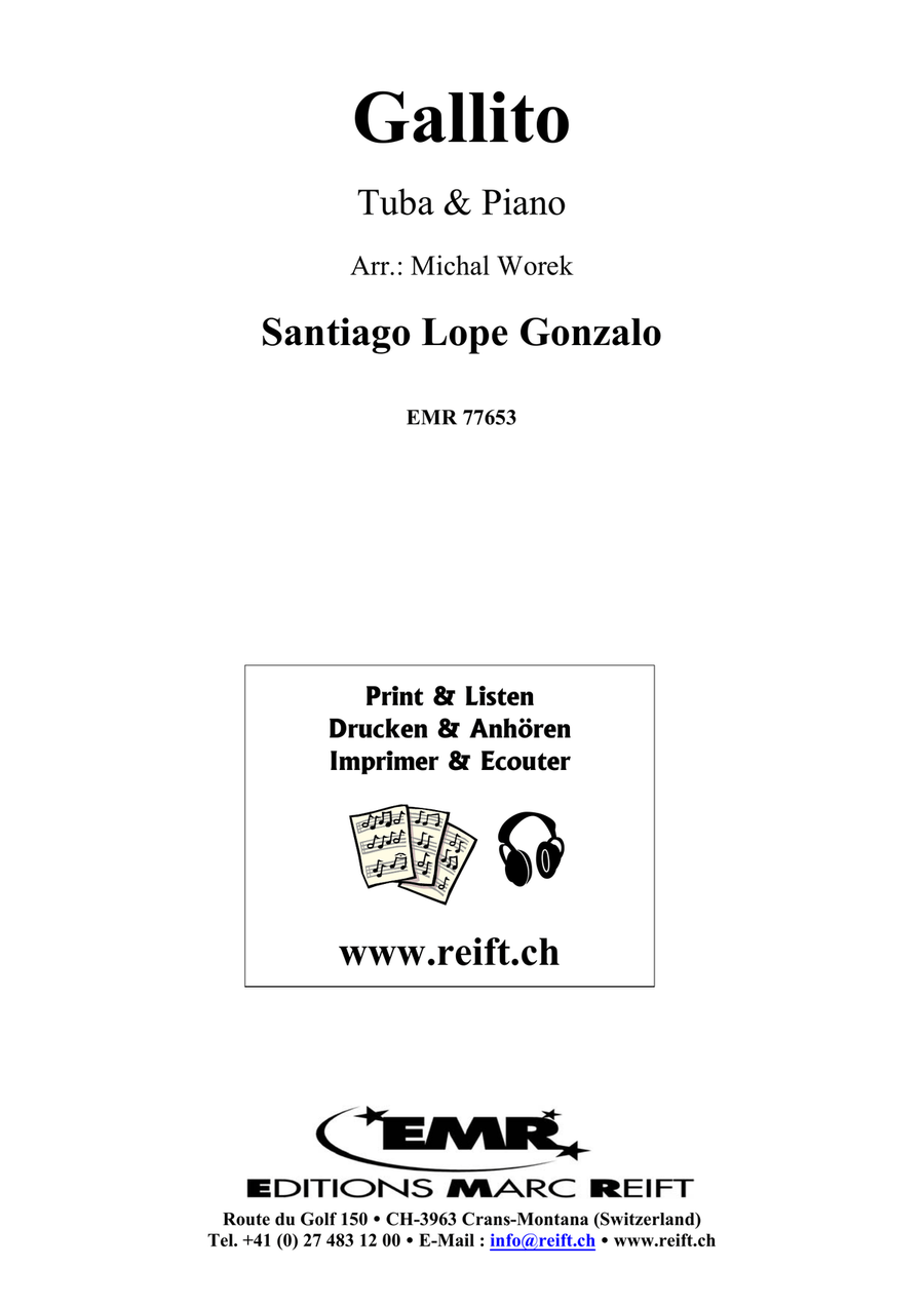 Gallito Gallito Tuba scores gallery preview page 2