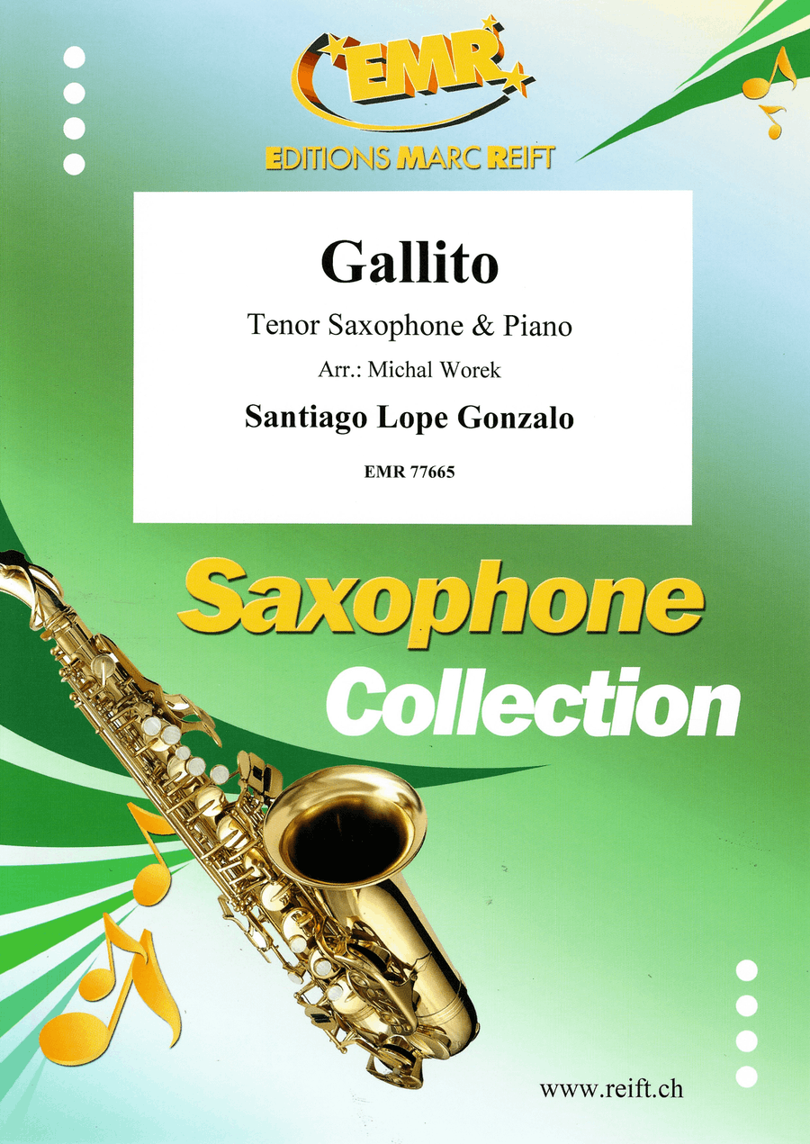 Gallito Gallito Tenor Saxophone scores gallery preview page 1