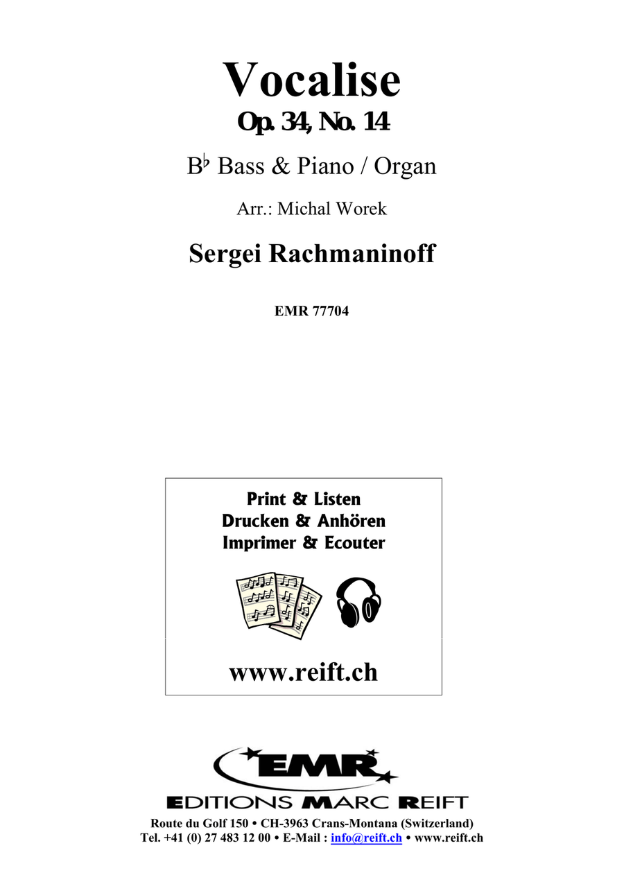 Vocalise Vocalise Organ scores gallery preview page 2