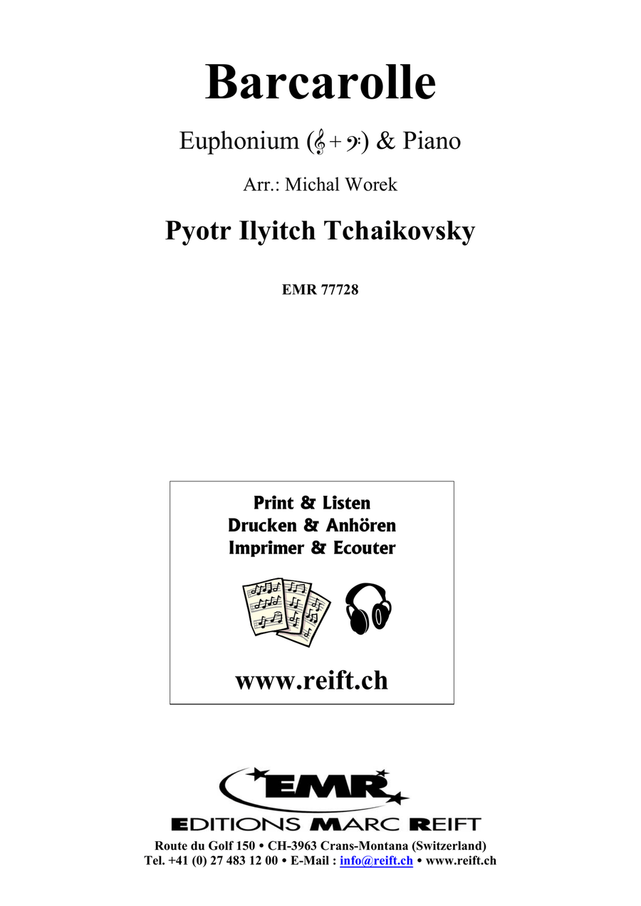 Barcarolle Barcarolle Euphonium scores gallery preview page 2
