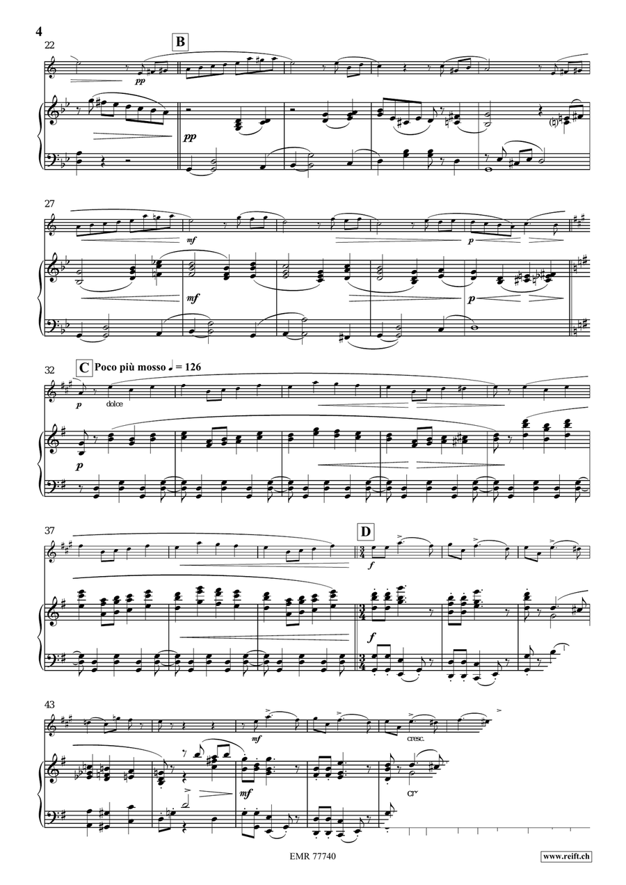 Barcarolle Barcarolle Soprano Saxophone scores gallery preview page 5