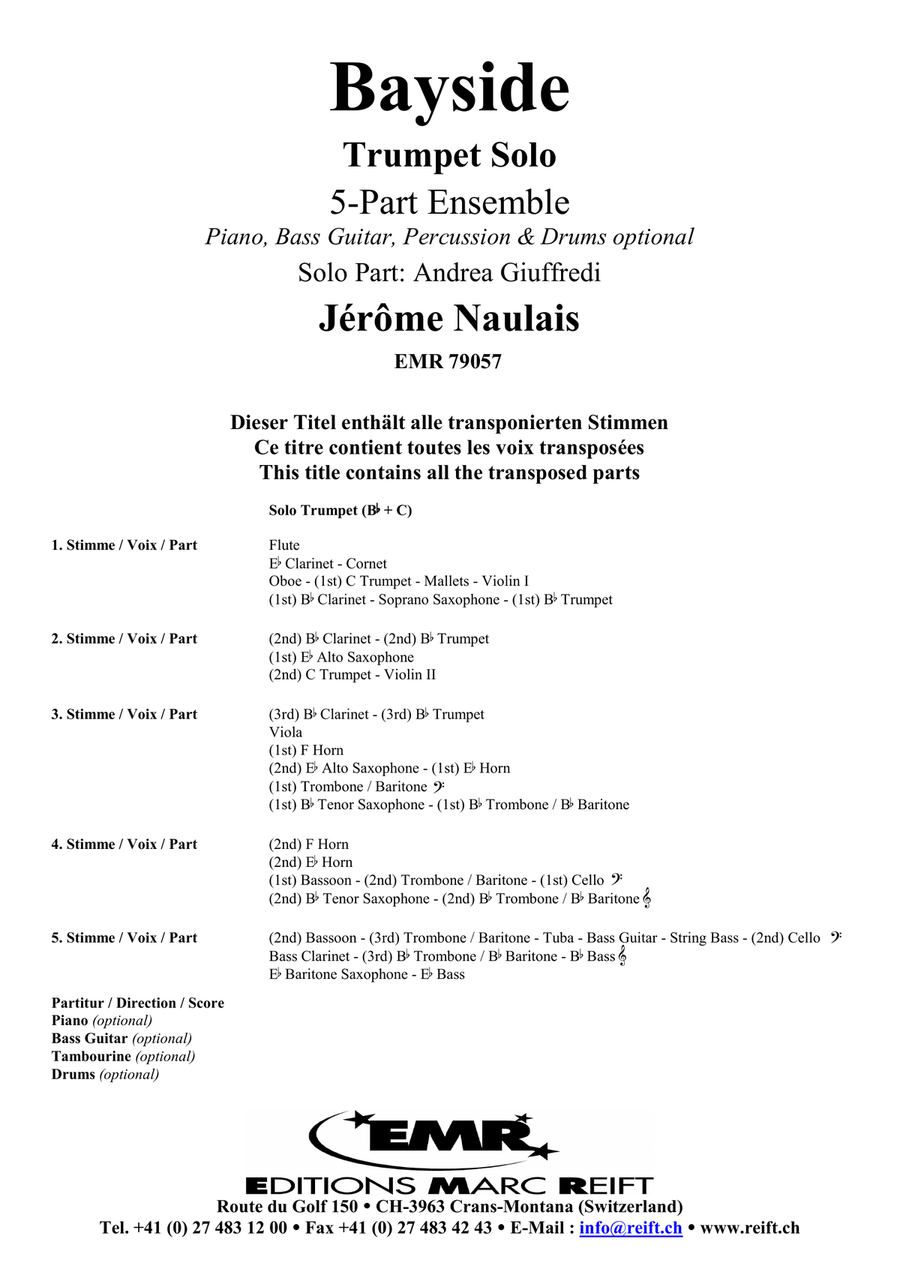 Bayside Bayside Trumpet scores gallery preview page 2