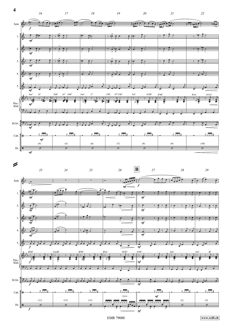 Bayside Bayside Saxophone scores gallery preview page 5