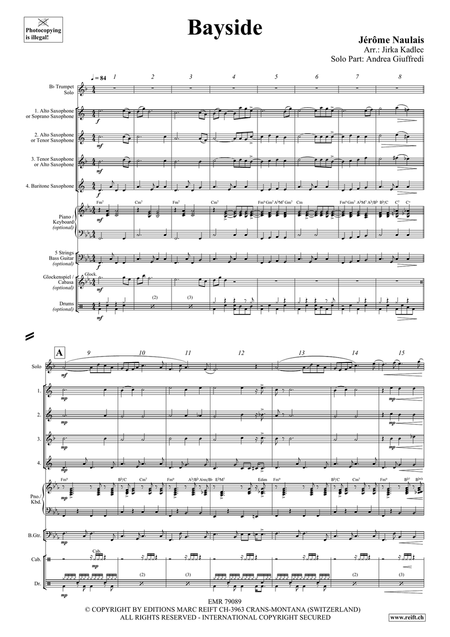 Bayside Bayside Saxophone scores gallery preview page 4