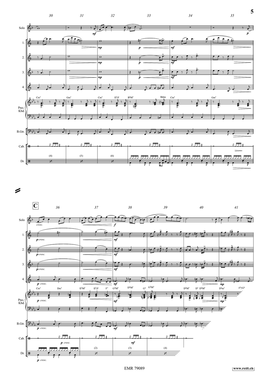 Bayside Bayside Saxophone scores gallery preview page 6