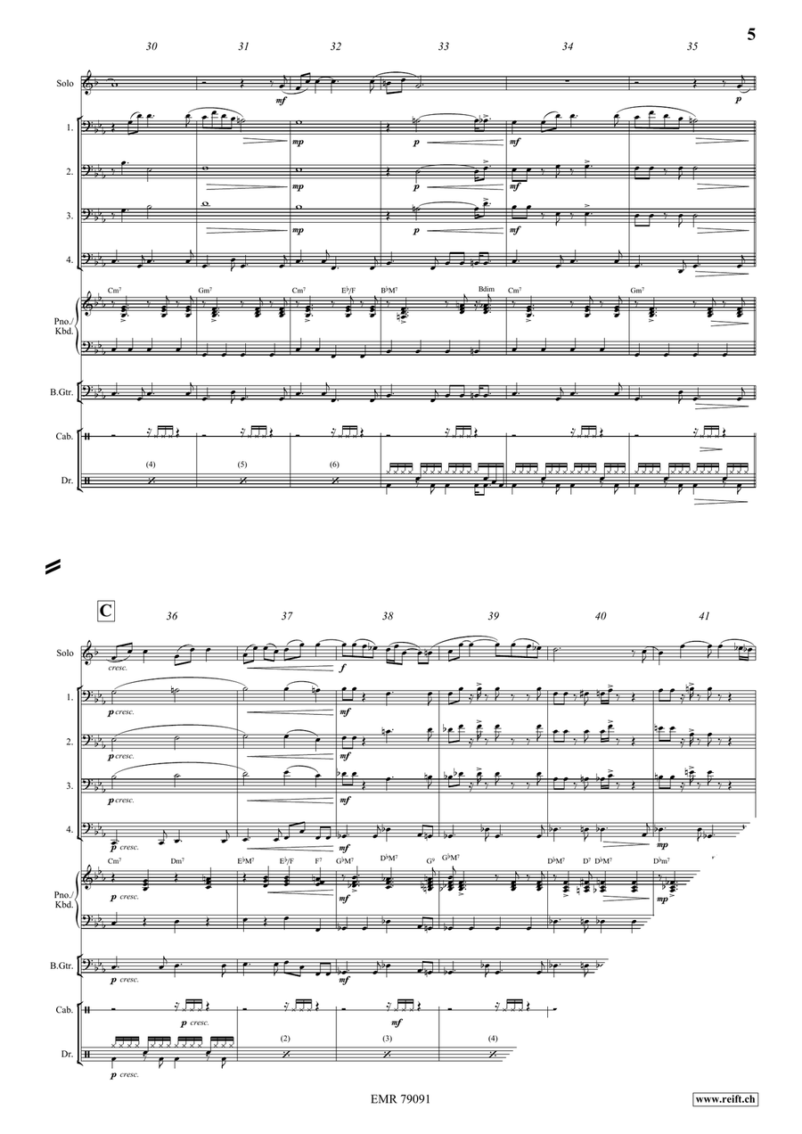 Bayside Bayside Trombone scores gallery preview page 6