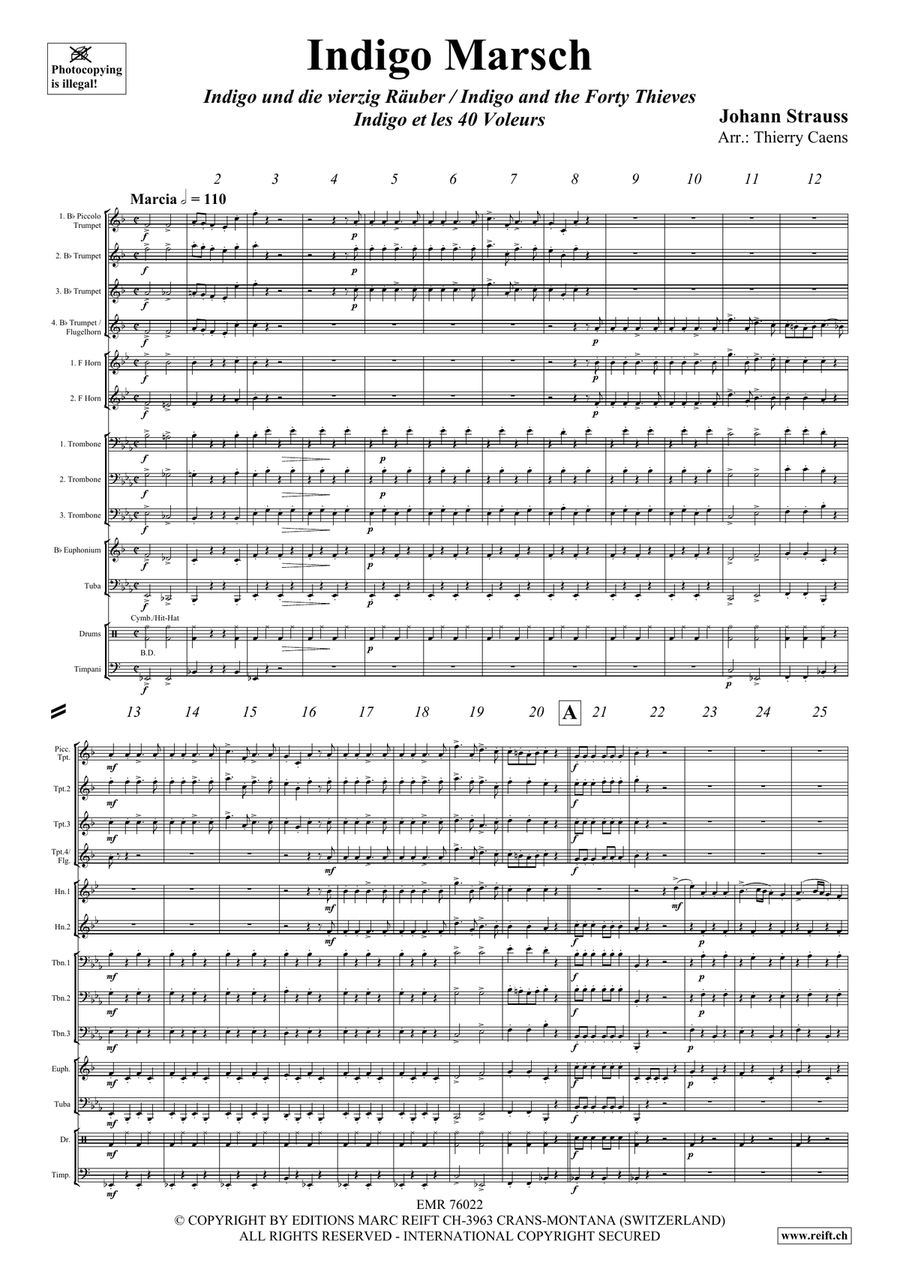Indigo Marsch Drums scores gallery preview page 3