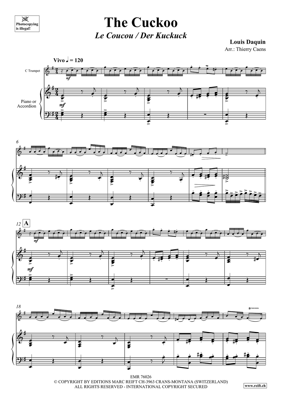The Cuckoo The Cuckoo Trumpet scores gallery preview page 4